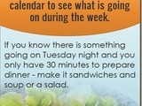 Meal Planning Tip 6: Schedule It