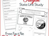 Oregon State Fact File Worksheets