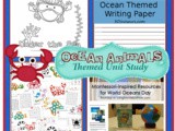 Over 15 Ocean Animals Theme Unit Activities for Kids