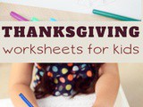 Over 20 Free Thanksgiving Worksheets