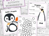 Penguin Activity Sheets for Kids