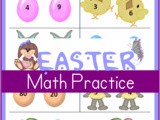 Printable Easter Worksheets: Greater Than and Less Than (2nd grade)