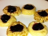 12 Days of Christmas Cookies: Day 3 Raspberry Thimble Cookies