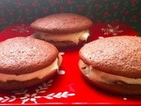 12 Days of Christmas Cookies: Day 9 Red Velvet Sandwich Cookies
