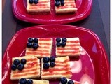 Guest Blogger Jaime's American Flag Cheesecake Bars