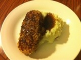 Pecan Crusted Pork Chops w/ Beer Sauce