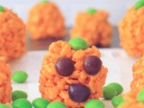 Vegan Rice Crispy Treat Pumpkin Patch