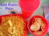 Easy Paneer Pulao for Kids Lunch Box