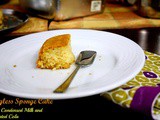 Eggless Vanilla Sponge Cake with Condensed Milk and Cola ~ Egg Substitutes in Baking