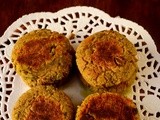 Vegetable patties / vadais - South beach diet revisited
