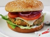 Aloo Tikki Burger Recipe | How to make aloo tikki burger at home