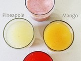 Beverages made using paneer whey | Nutritious Whey drinks