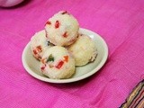 Coconut Ladoo Recipe | How to make coconut laddu with khoya