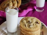 Eggless chocolate chip cookies | Best eggless cookie recipe