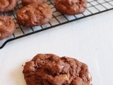 Eggless double chocolate cookies recipe | Eggless Cookie Recipe