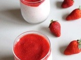 Eggless Strawberry Mousse Recipe