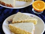 Eggless & Vegan Orange Cake Recipe – with orange flavored icing