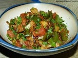 Gobi Masala (Cauliflower with Green Pepper)