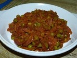 Green Peas Subzi (Mutter Subzi)