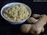 Homemade Ginger and Garlic Paste