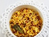 Phodnicha bhaat recipe | Maharashtrian style seasoned rice