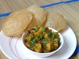 Poori Bhaji Recipe – Aloo Puri Recipe