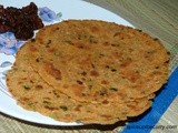 Potato-Green Onions Paratha