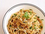 Spaghetti aglio e olio recipe | Spaghetti with Garlic and Oil