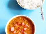 Tomato dal recipe – Tomato pappu – Andhra pappu recipe