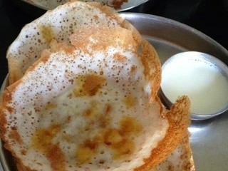Appams and Velam Appam - Lacy pancakes with jaggery