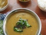 Arachu vita/Roasted and ground spices Sambar with Radish