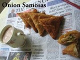 Onion samosas - Irani samosas