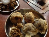 Susiyam - deep fried lentil stuffed fritters