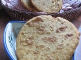 Urad dal puris/Split white lentils flat bread