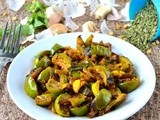 Brinjal Roast With Garlic n Fennel Seeds