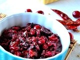 Cranberry Pickle / Cranberry Instant Pickle ~ Tangy n Spicy