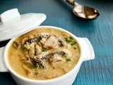 Hotel Style Mushroom Kurma Recipe | Mushroom Vellai Kurma Recipe | Mushroom Kurma Recipe