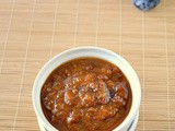 Prune Pachadi / Sweet & Spicy Prune Chutney