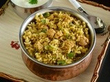 Soya Chunks Brown Rice Biryani / Soya Chunks Biryani Using Brown Rice / Brown Rice Biryani Recipe