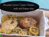 Breaded Lemon Chicken with Capers and the Einkorn Cookbook