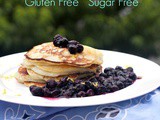 Gluten Free Lemon Ricotta Pancakes Blueberry Compote