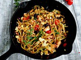 Pasta with Salmon Recipe, Mediterranean Style (with Low Carb Pasta)