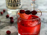 Simple Cocktail Recipe for the Holidays with Dixie Vodka, Cranberry, Grand Marnier