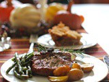 Win Groceries for a Year and Baked Pork Chops with Rosemary, Apples and Caramelized Onions