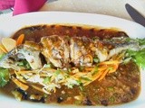 Mackerel in chili honey tamarind sauce