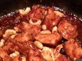 Slow cooker cashew chicken