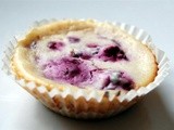 Baked Mini Blackberry Cheesecakes