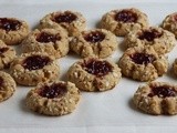Cherry Almond Thumbprint Cookies + a Cookie Swap