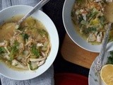 Lemony Chicken & Orzo Soup with Dill
