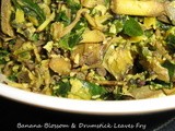 Banana Blossom & Drumstick leaves Fry